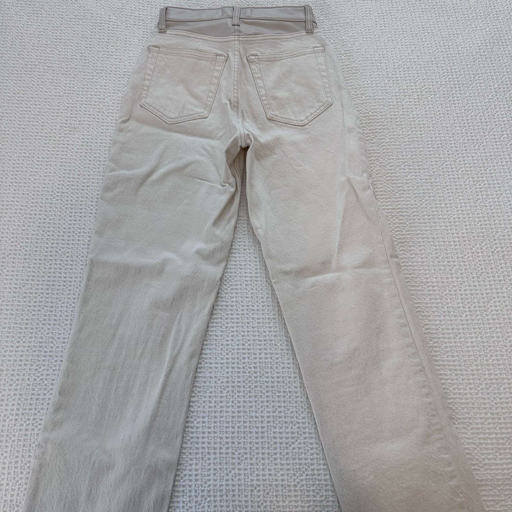 Stylish Cream Pants - Picture 3 of 4